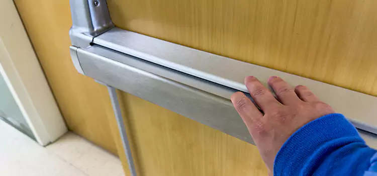 Installing a Push Bar on a Door Kentwood